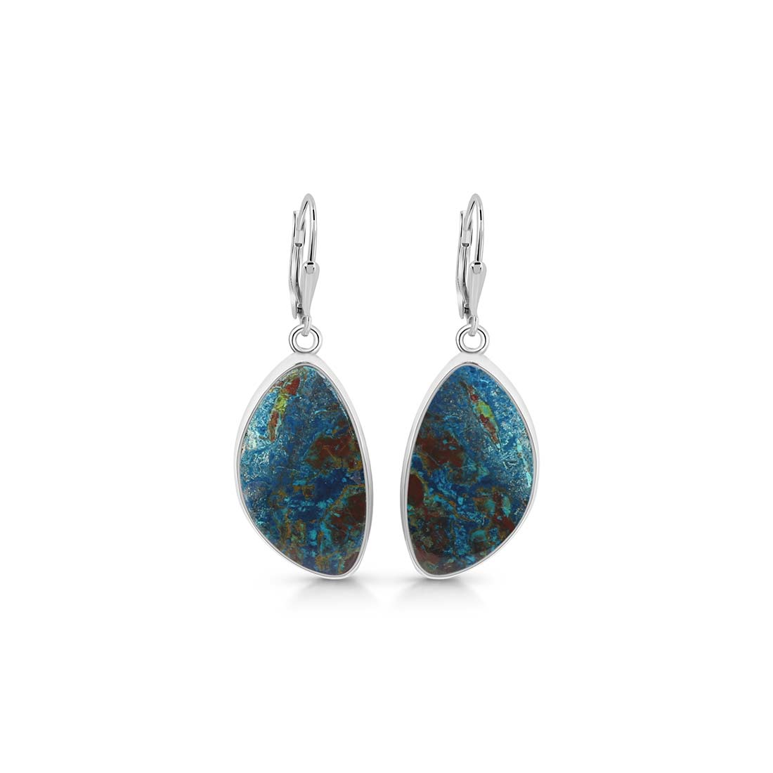 Shattuckite Earring-(STK-E-1.)