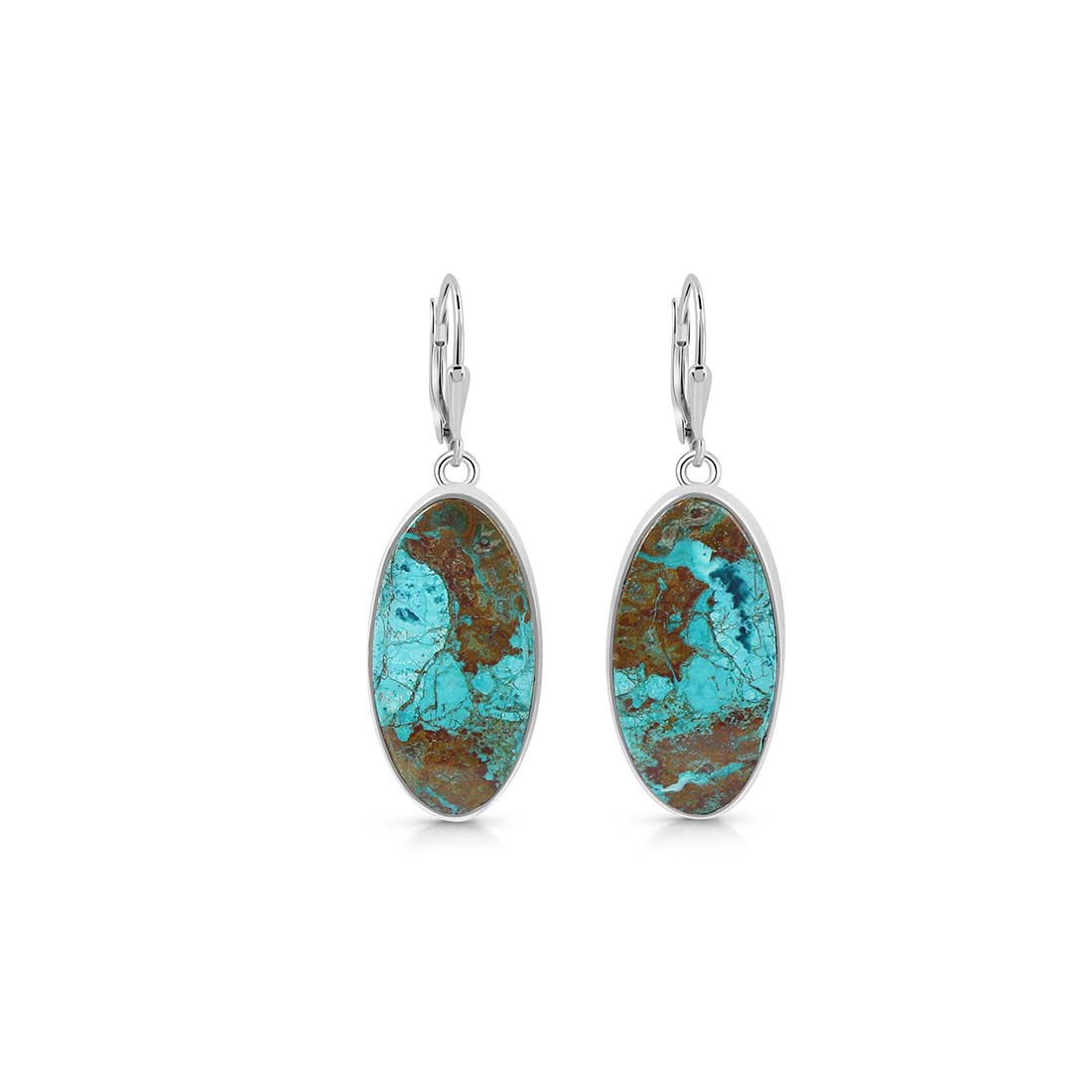 Shattuckite Earring-(STK-E-10.)