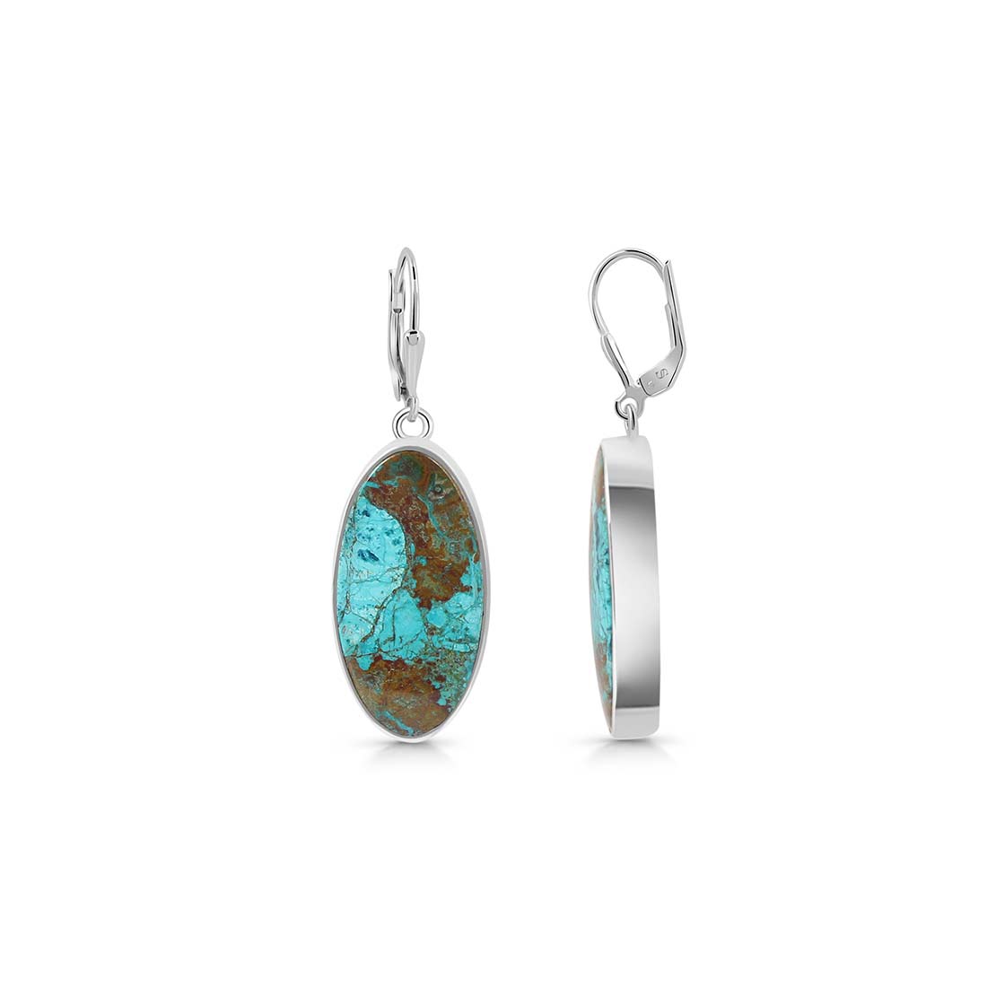 Shattuckite Earring-(STK-E-10.)