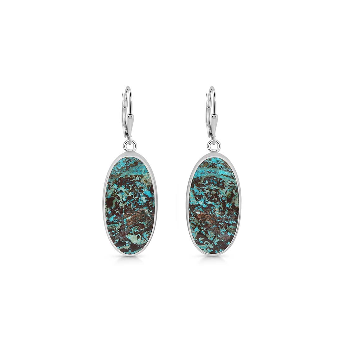 Shattuckite Earring-(STK-E-12.)