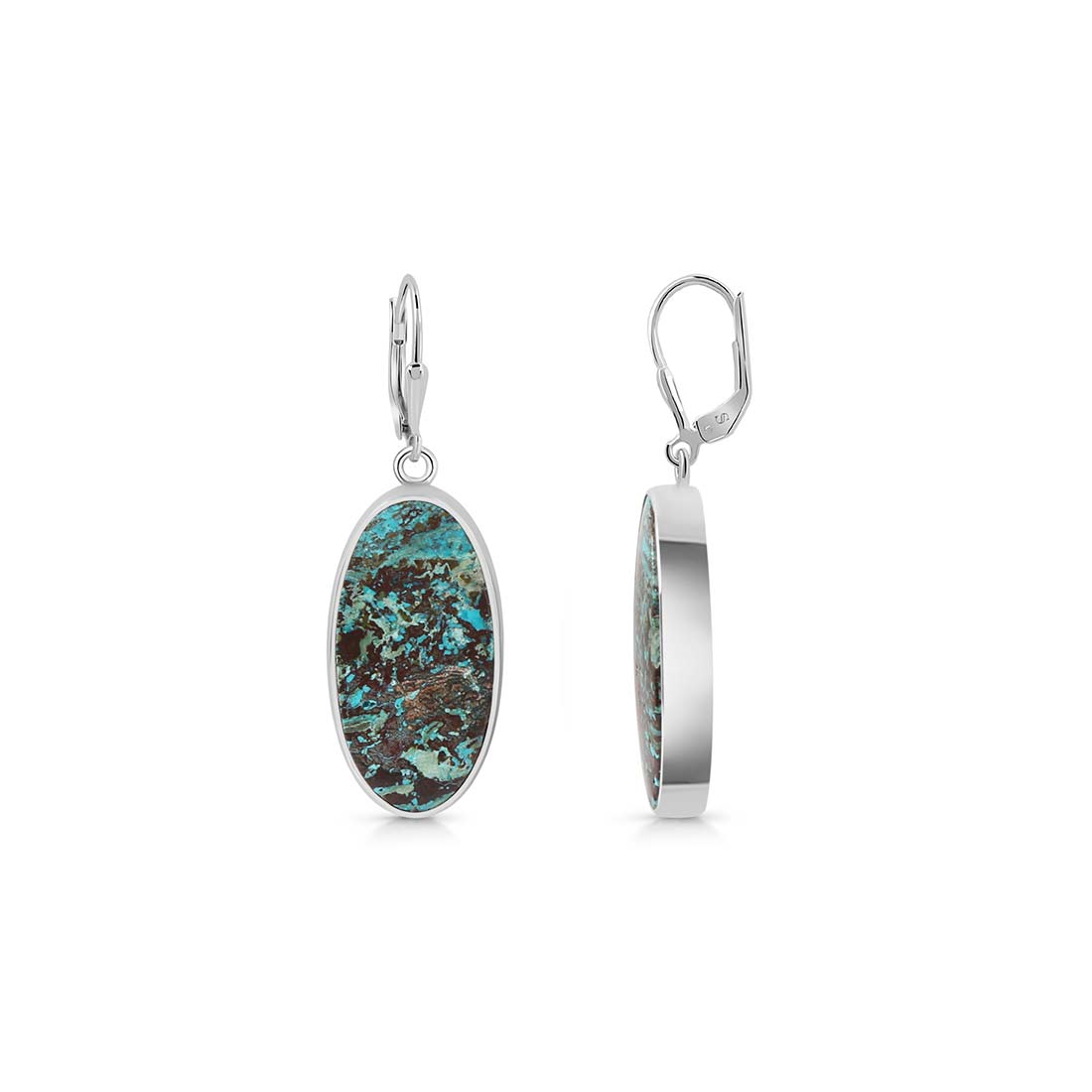 Shattuckite Earring-(STK-E-12.)