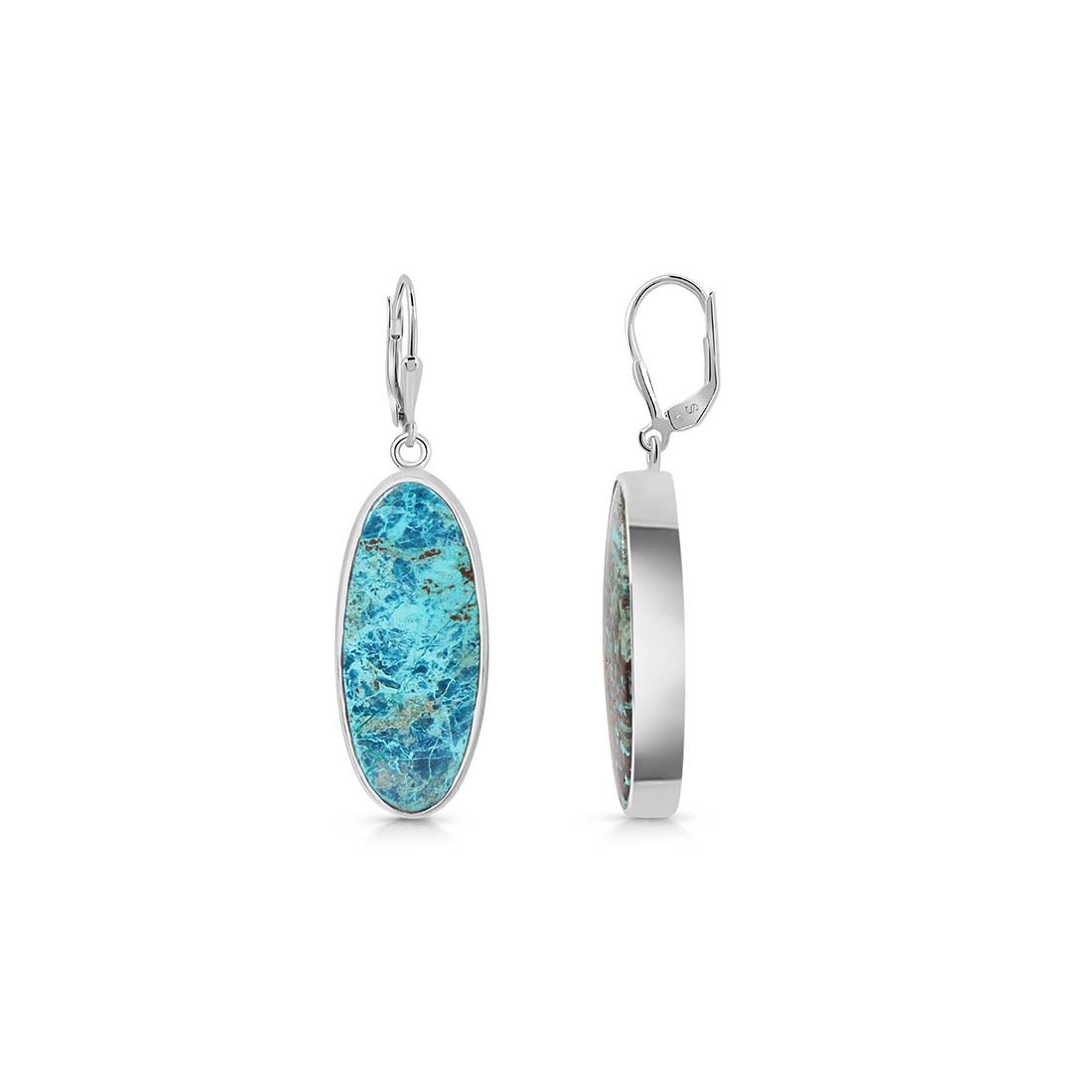 Shattuckite Earring-(STK-E-13.)