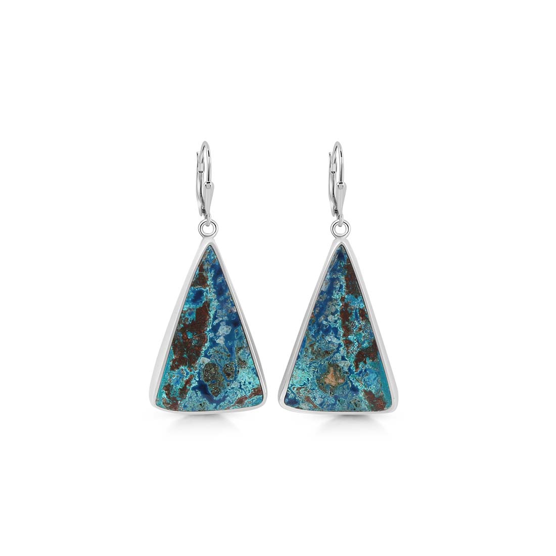 Shattuckite Earring-(STK-E-17.)