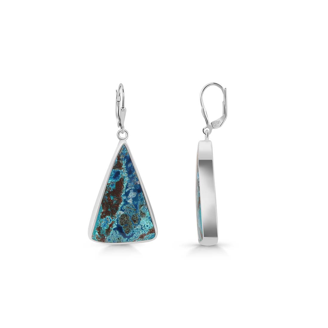 Shattuckite Earring-(STK-E-17.)