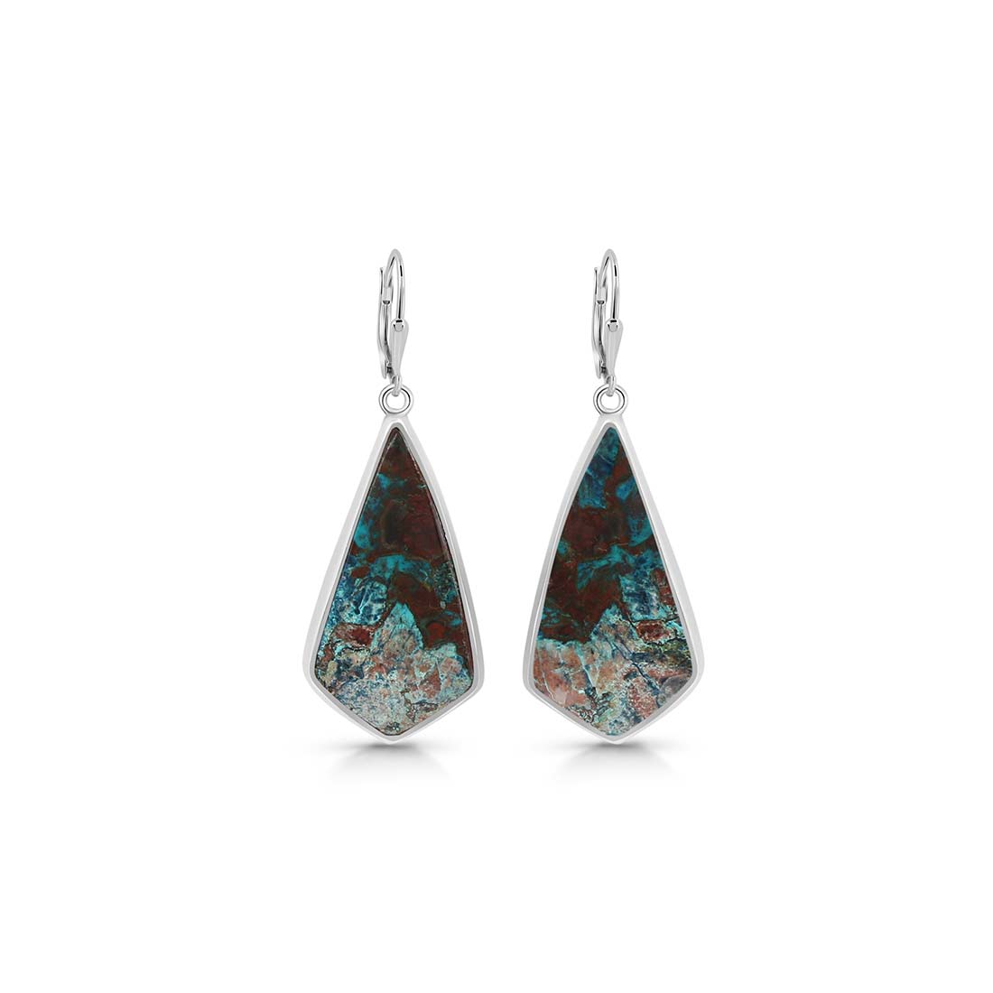 Shattuckite Earring-(STK-E-19.)