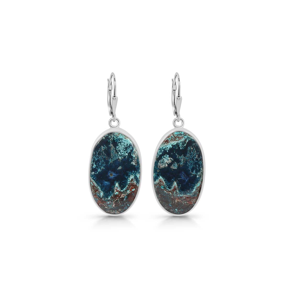 Shattuckite Earring-(STK-E-21.)