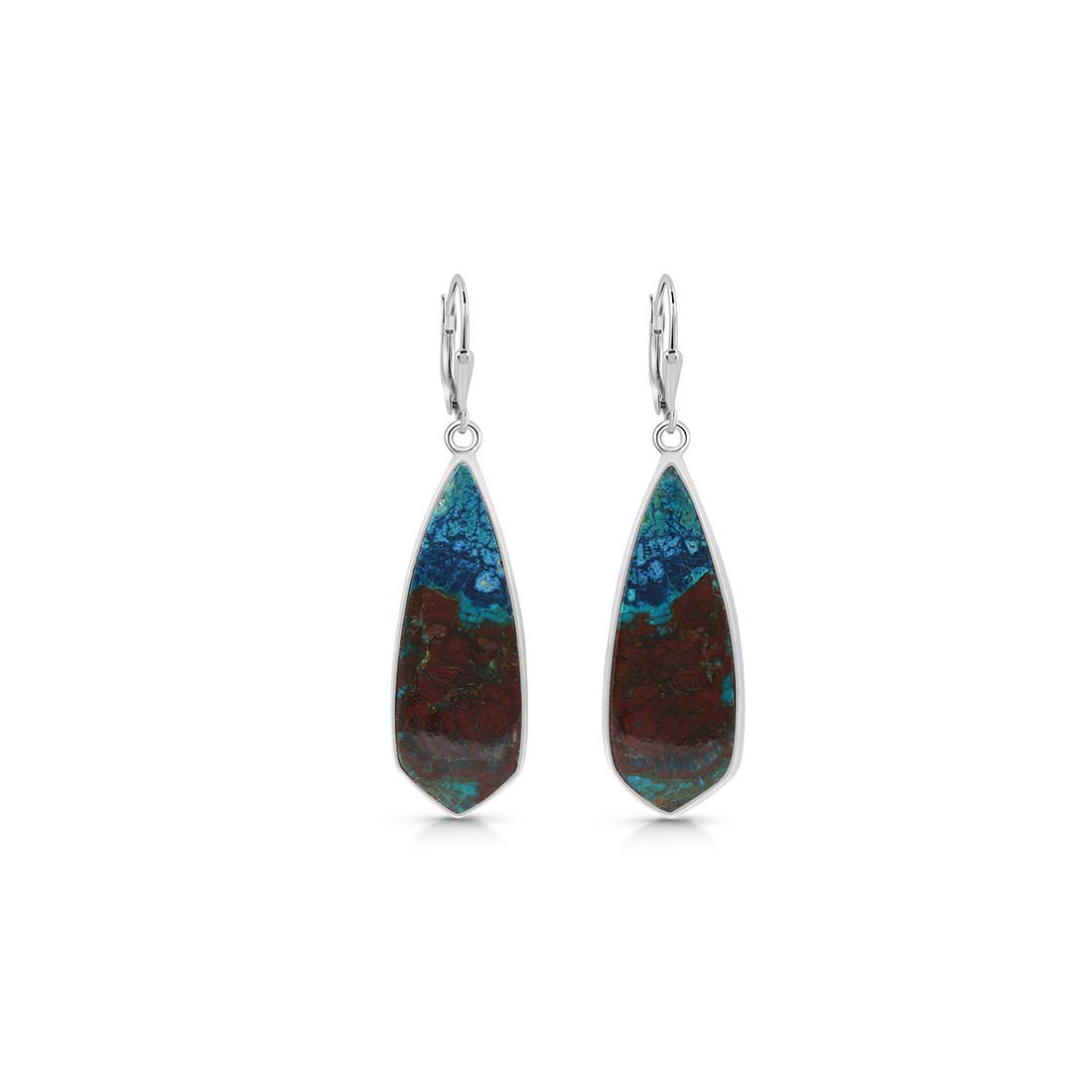 Shattuckite Earring-(STK-E-23.)