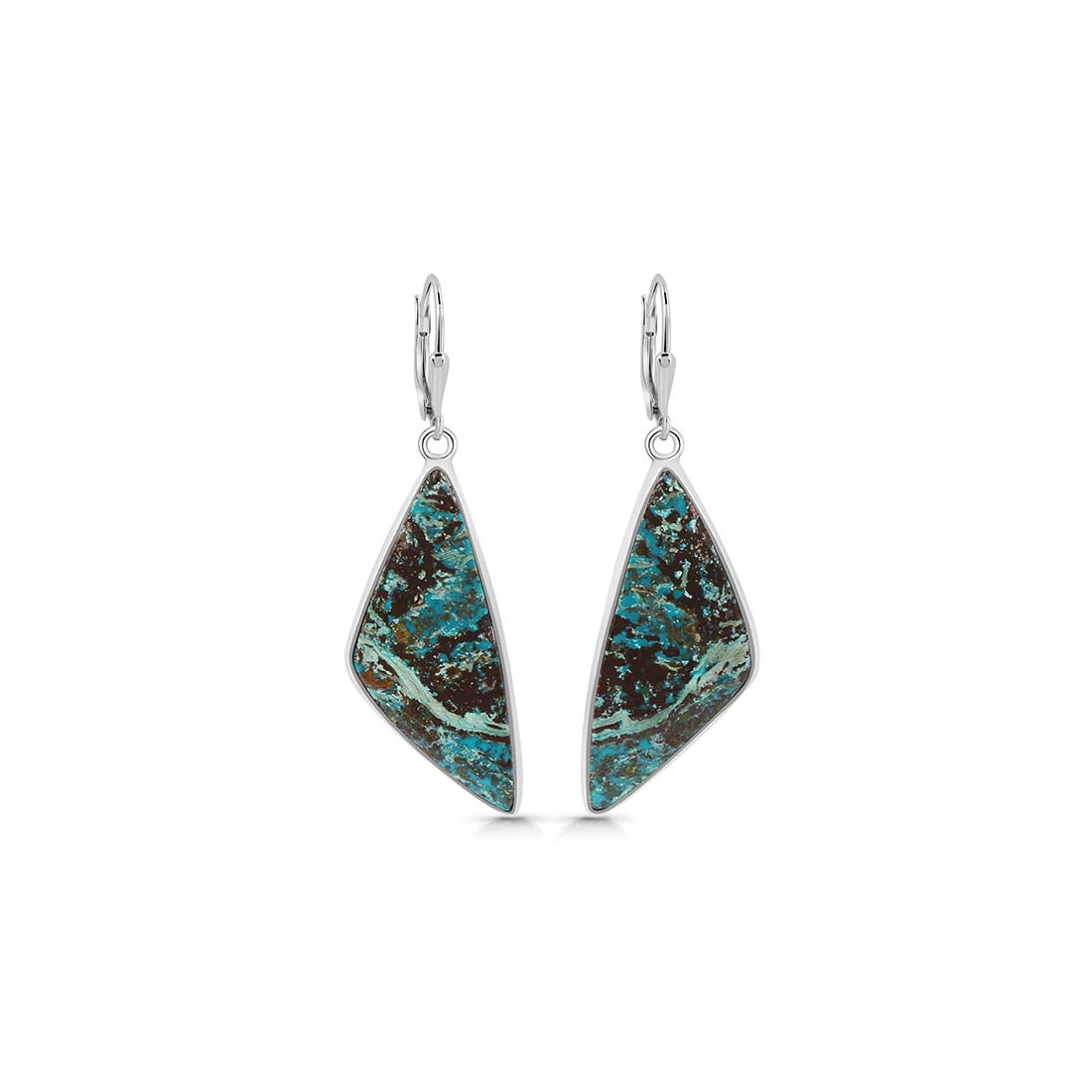 Shattuckite Earring-(STK-E-24.)