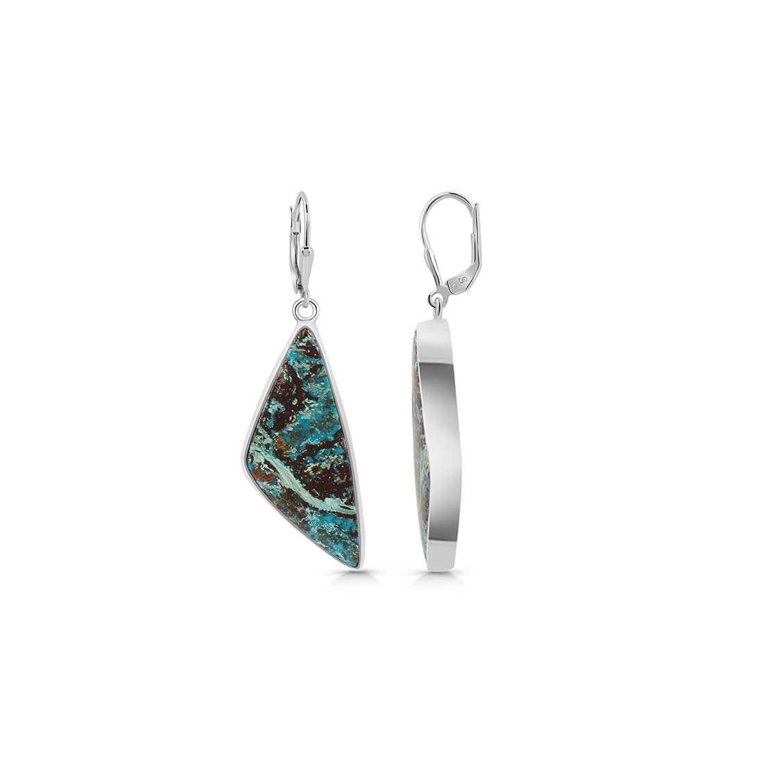 Shattuckite Earring-(STK-E-24.)