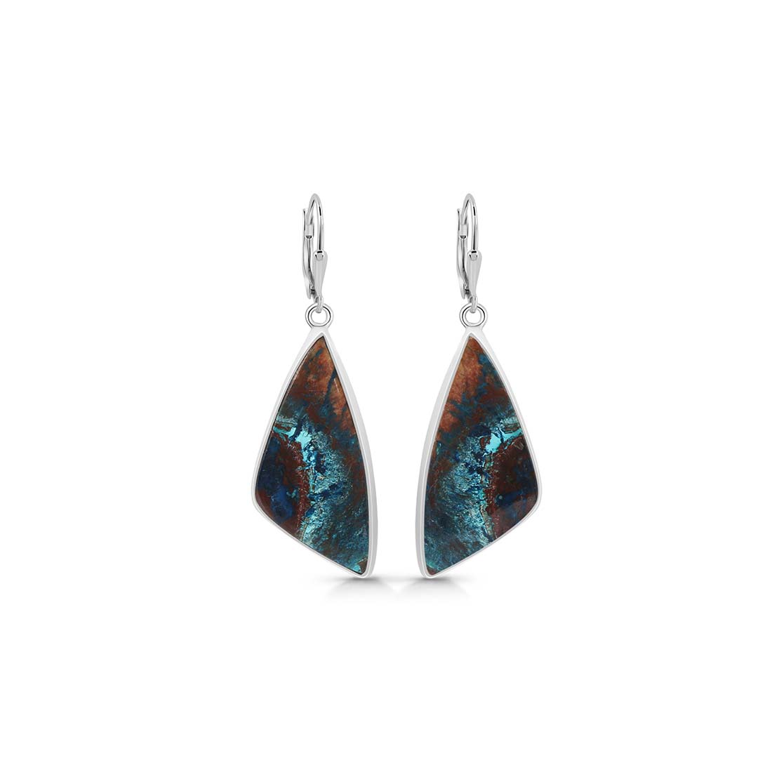 Shattuckite Earring-(STK-E-25.)