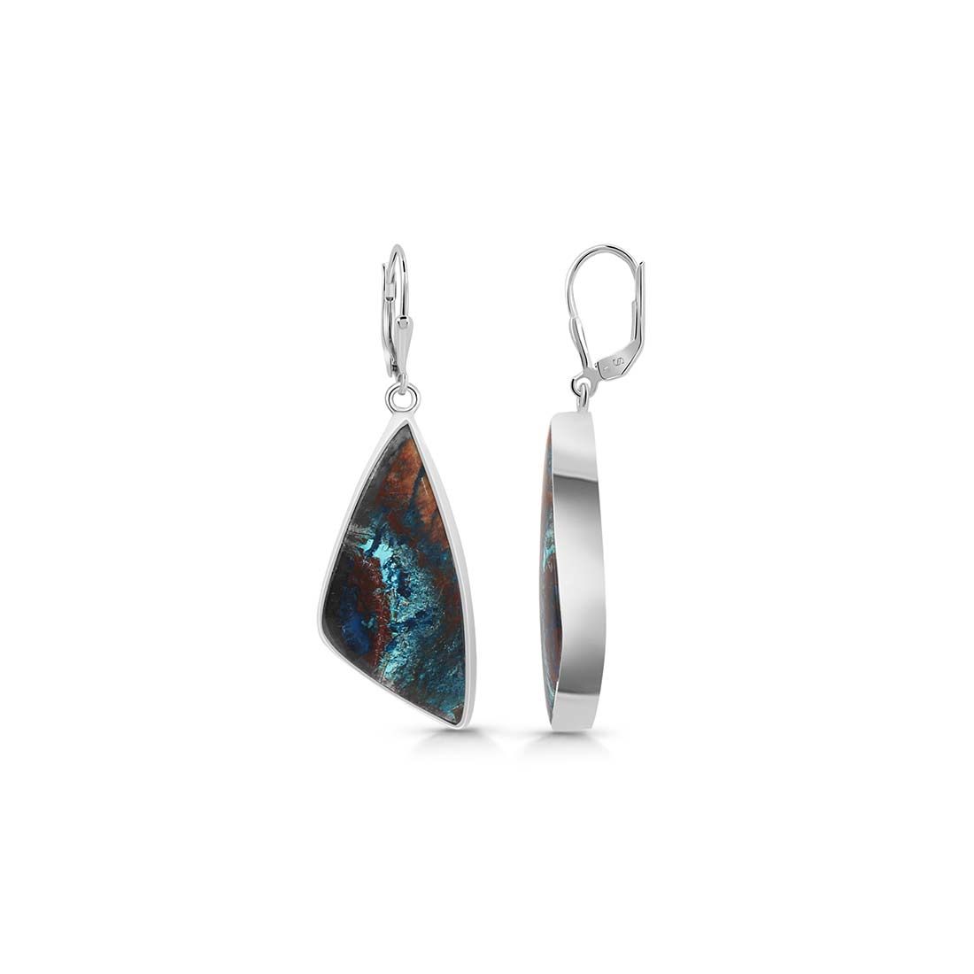 Shattuckite Earring-(STK-E-25.)