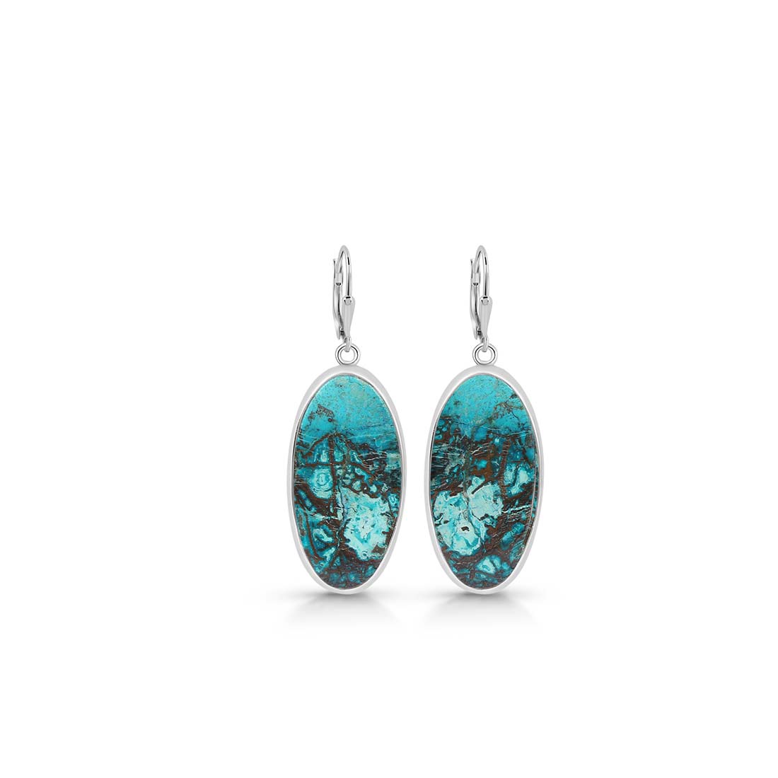 Shattuckite Earring-(STK-E-26.)