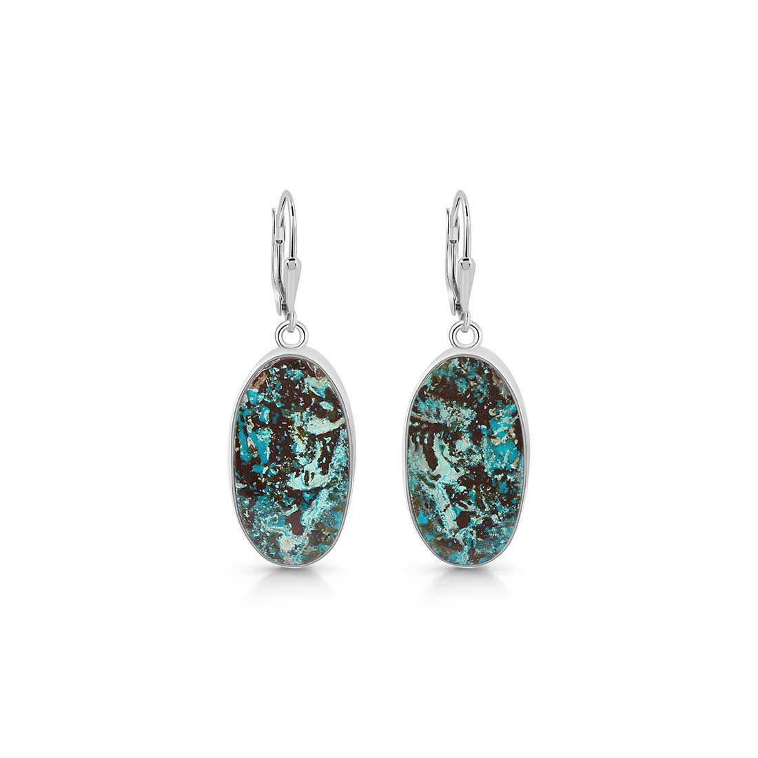 Shattuckite Earring-(STK-E-4.)