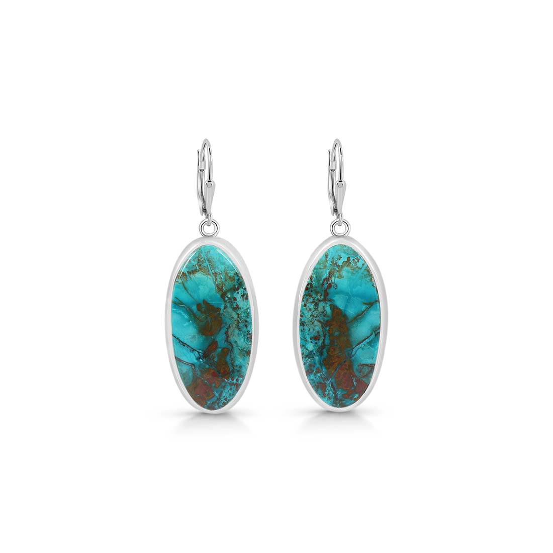 Shattuckite Earring-(STK-E-7.)