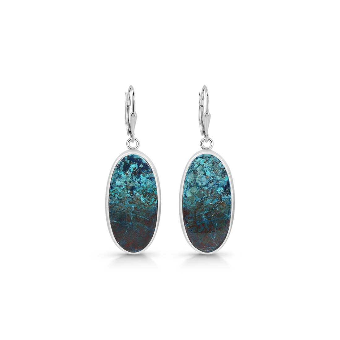 Shattuckite Earring-(STK-E-9.)