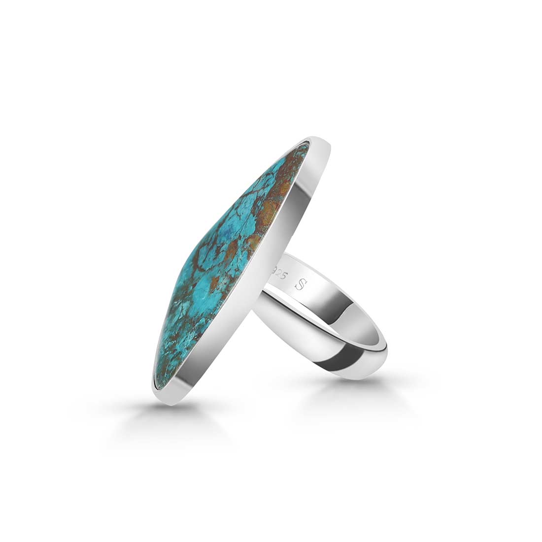 Shattuckite Adjustable Ring -(STK-R-12.)