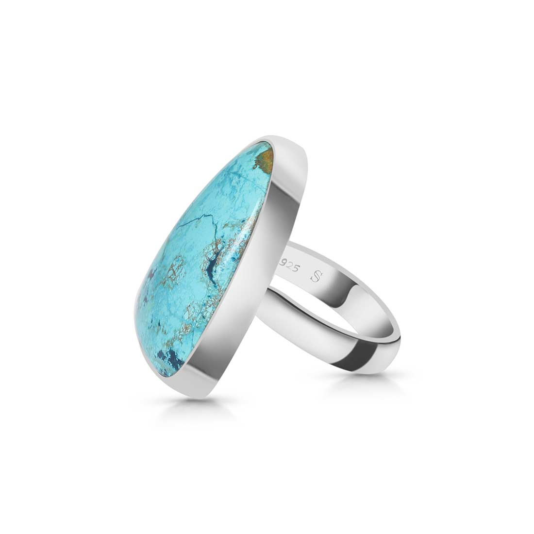 Shattuckite Adjustable Ring -(STK-R-13.)