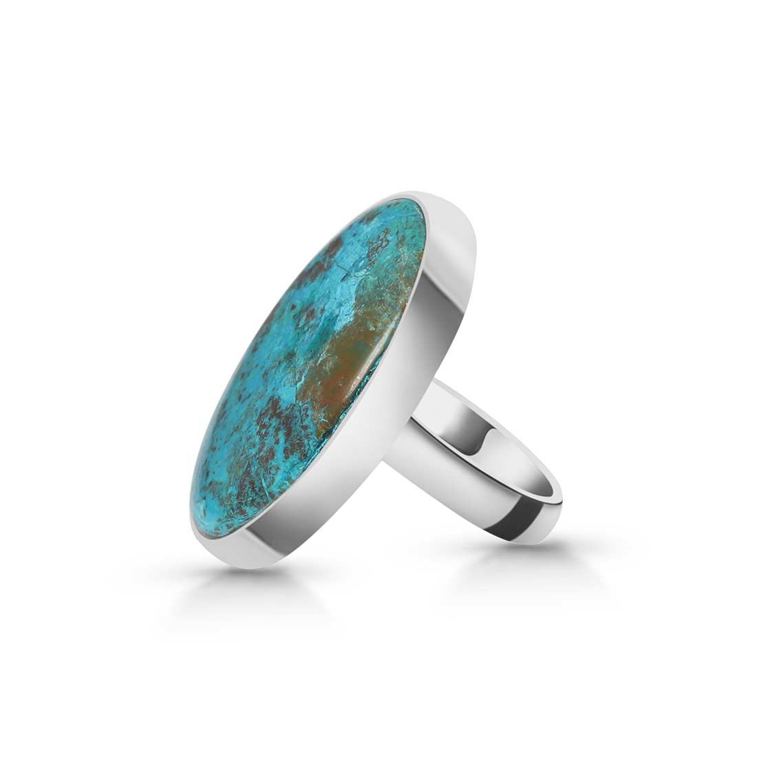 Shattuckite Adjustable Ring -(STK-R-15.)