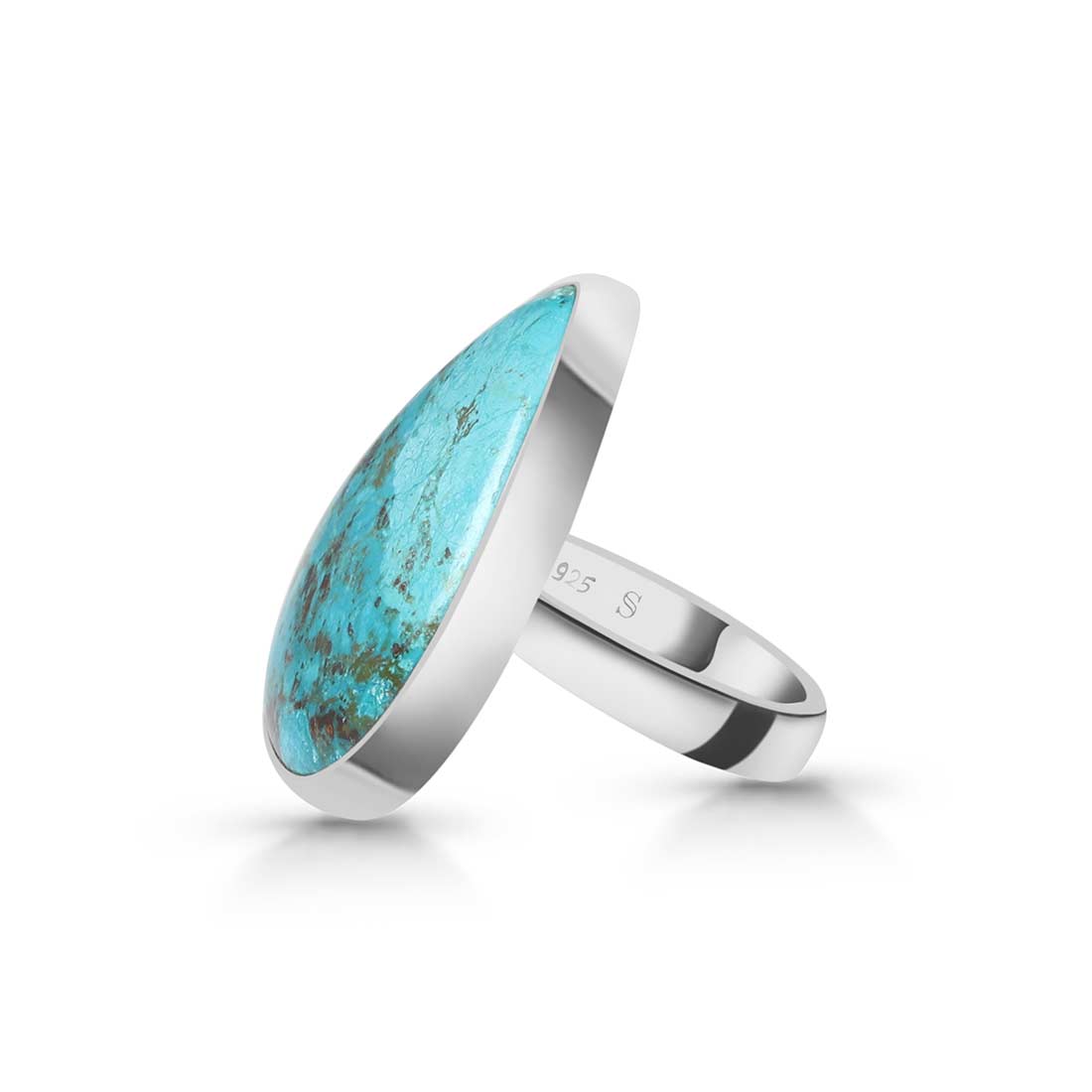 Shattuckite Adjustable Ring -(STK-R-16.)