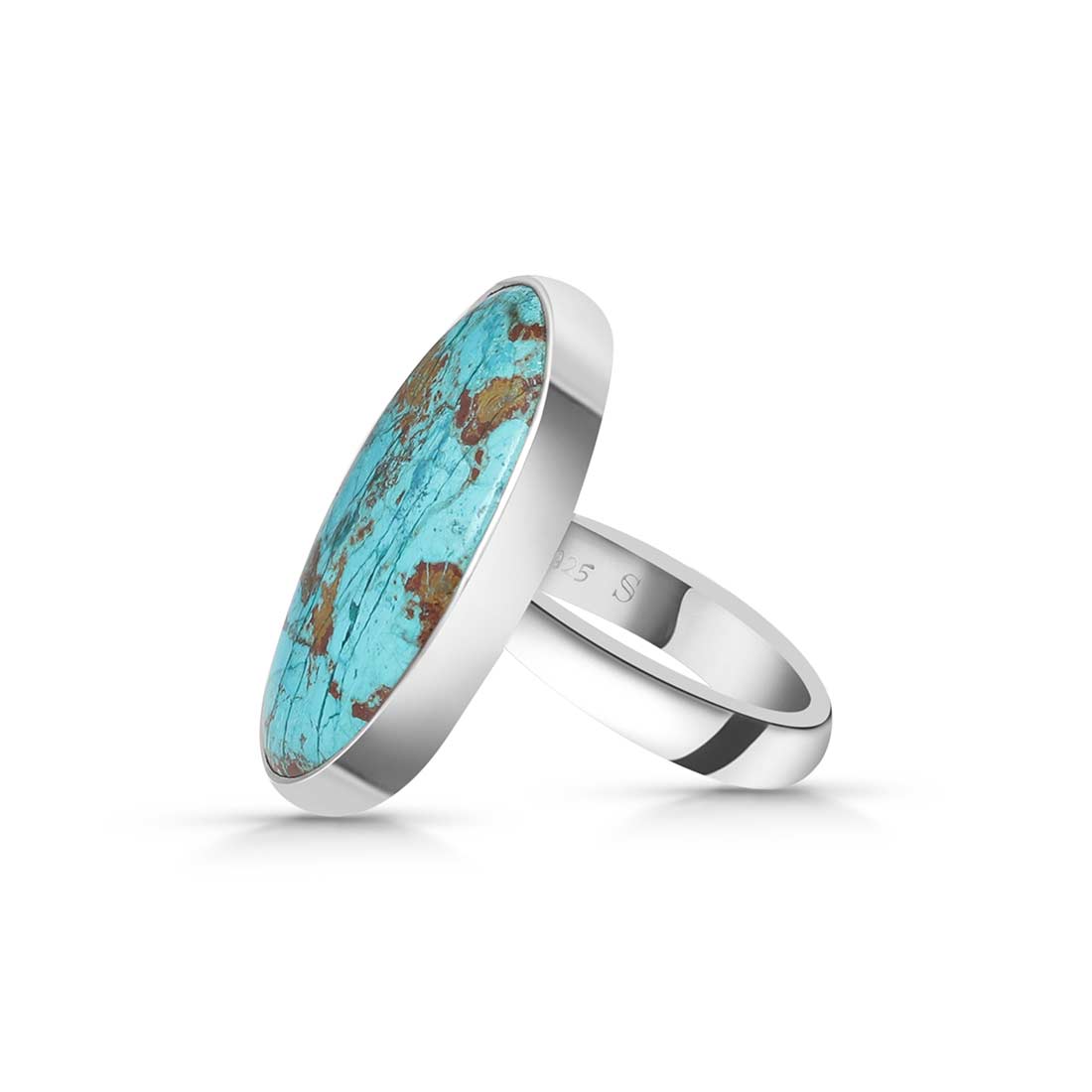 Shattuckite Adjustable Ring -(STK-R-18.)