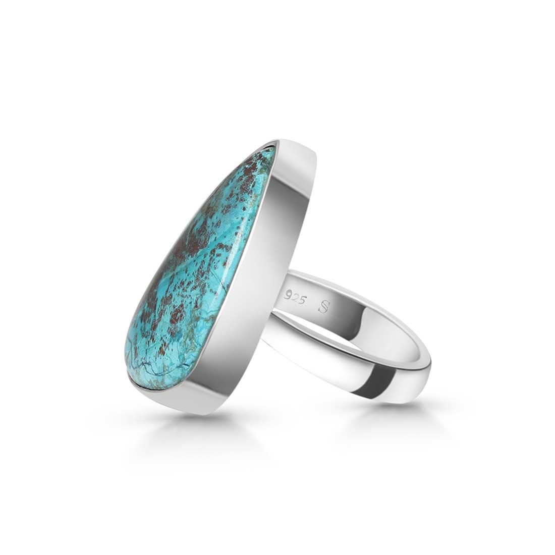 Shattuckite Adjustable Ring -(STK-R-20.)