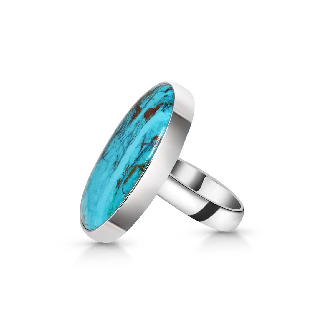 Shattuckite Adjustable Ring -(STK-R-22.)