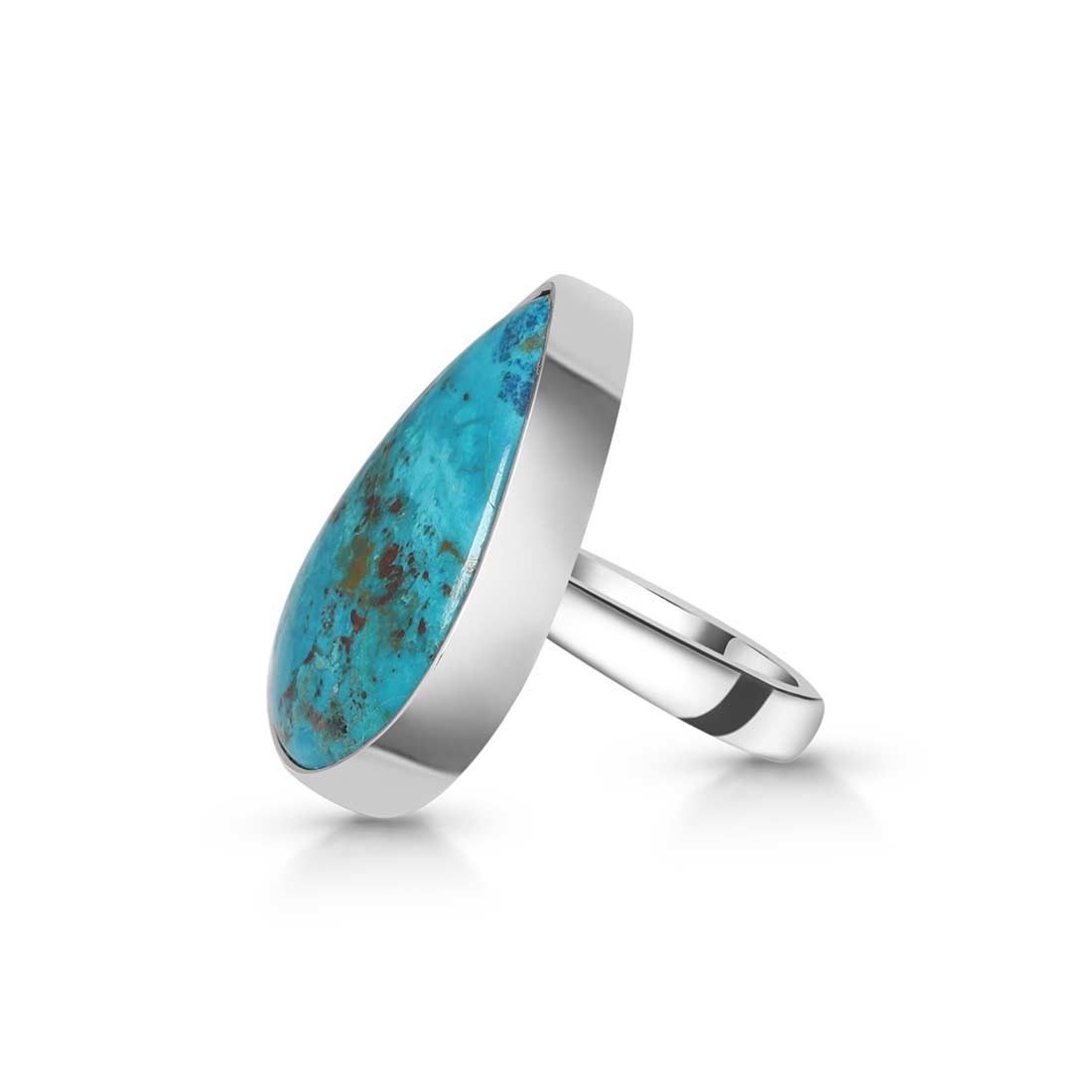 Shattuckite Adjustable Ring -(STK-R-26.)