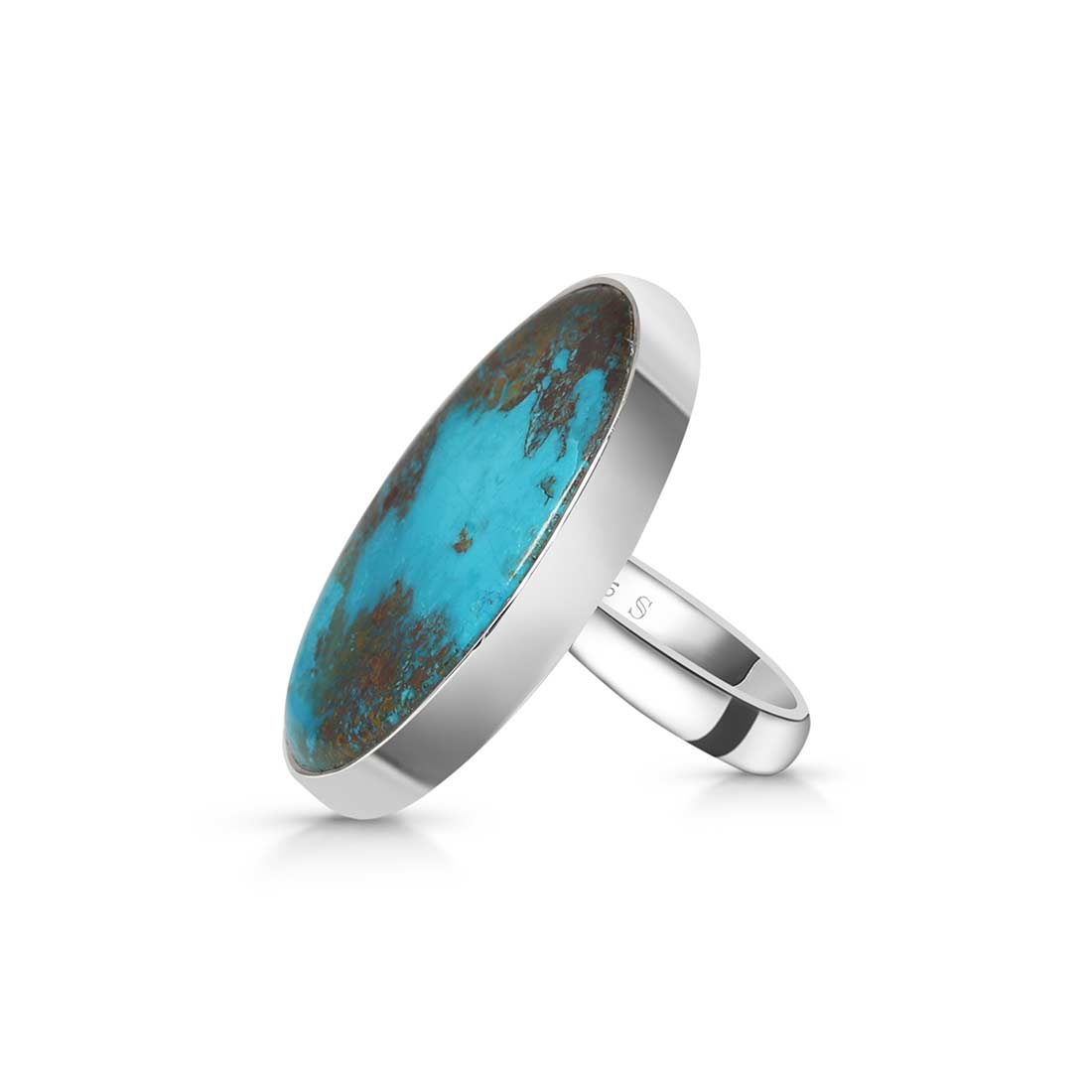 Shattuckite Adjustable Ring -(STK-R-27.)