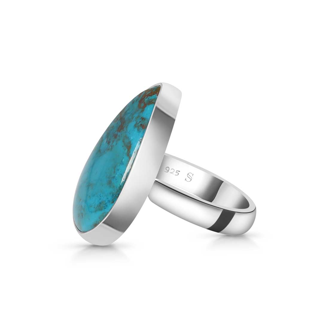 Shattuckite Adjustable Ring -(STK-R-30.)