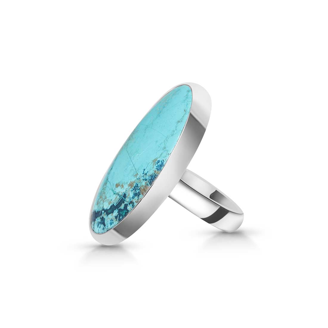 Shattuckite Adjustable Ring -(STK-R-34.)