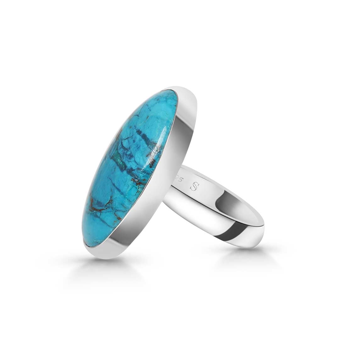 Shattuckite Adjustable Ring -(STK-R-35.)