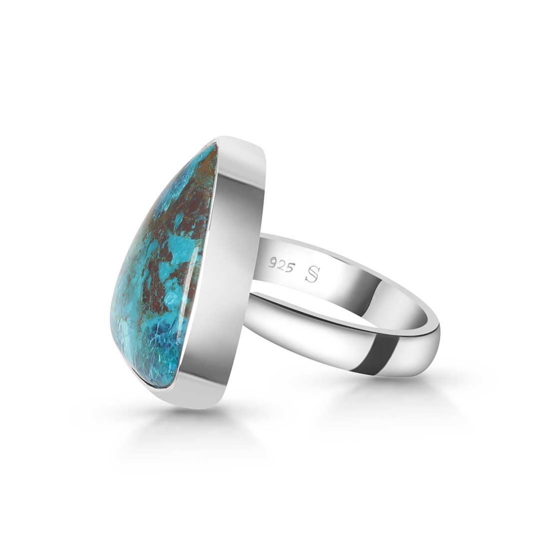 Shattuckite Adjustable Ring -(STK-R-4.)