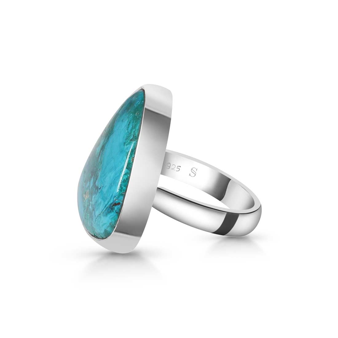 Shattuckite Adjustable Ring -(STK-R-5.)