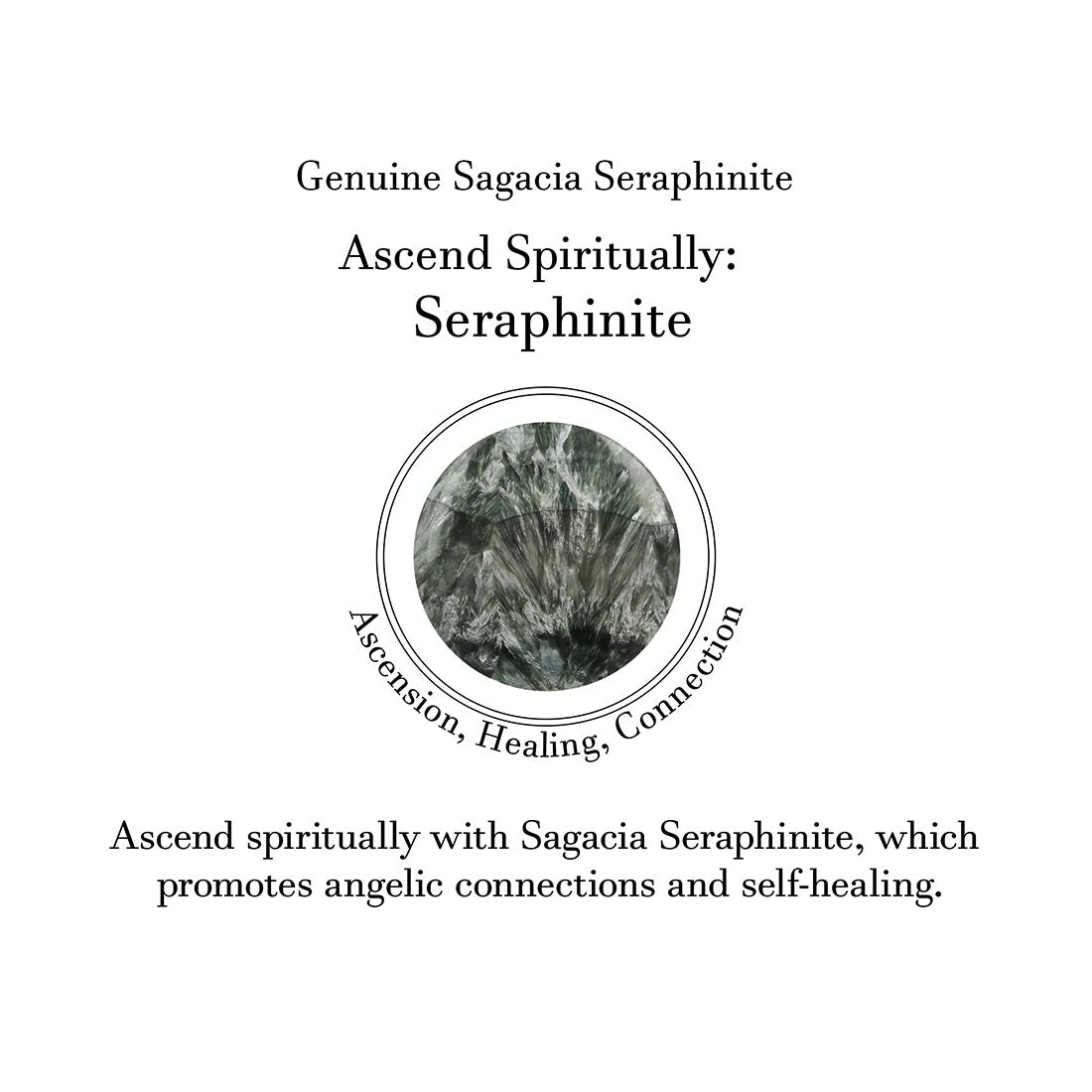 Seraphinite Pendant-(SER-P-25.)