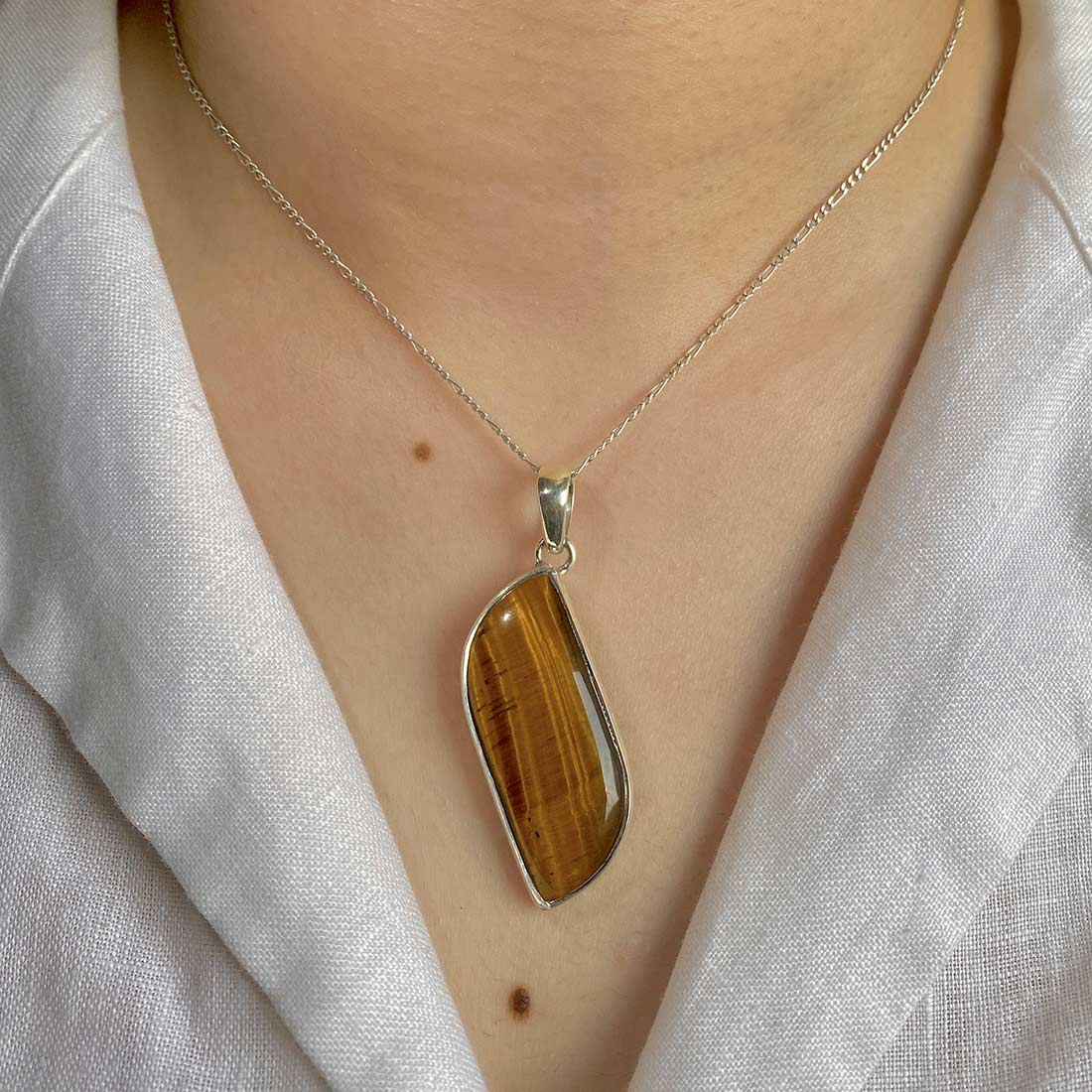 Tiger Eye Pendant-(TGE-P-20.)