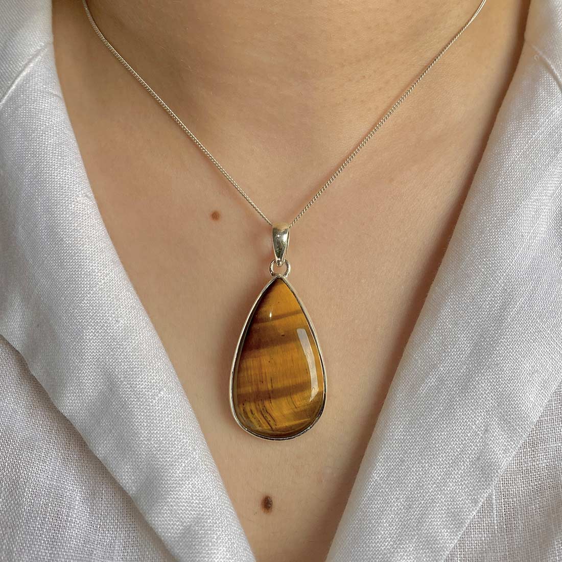 Tiger Eye Pendant-(TGE-P-22.)