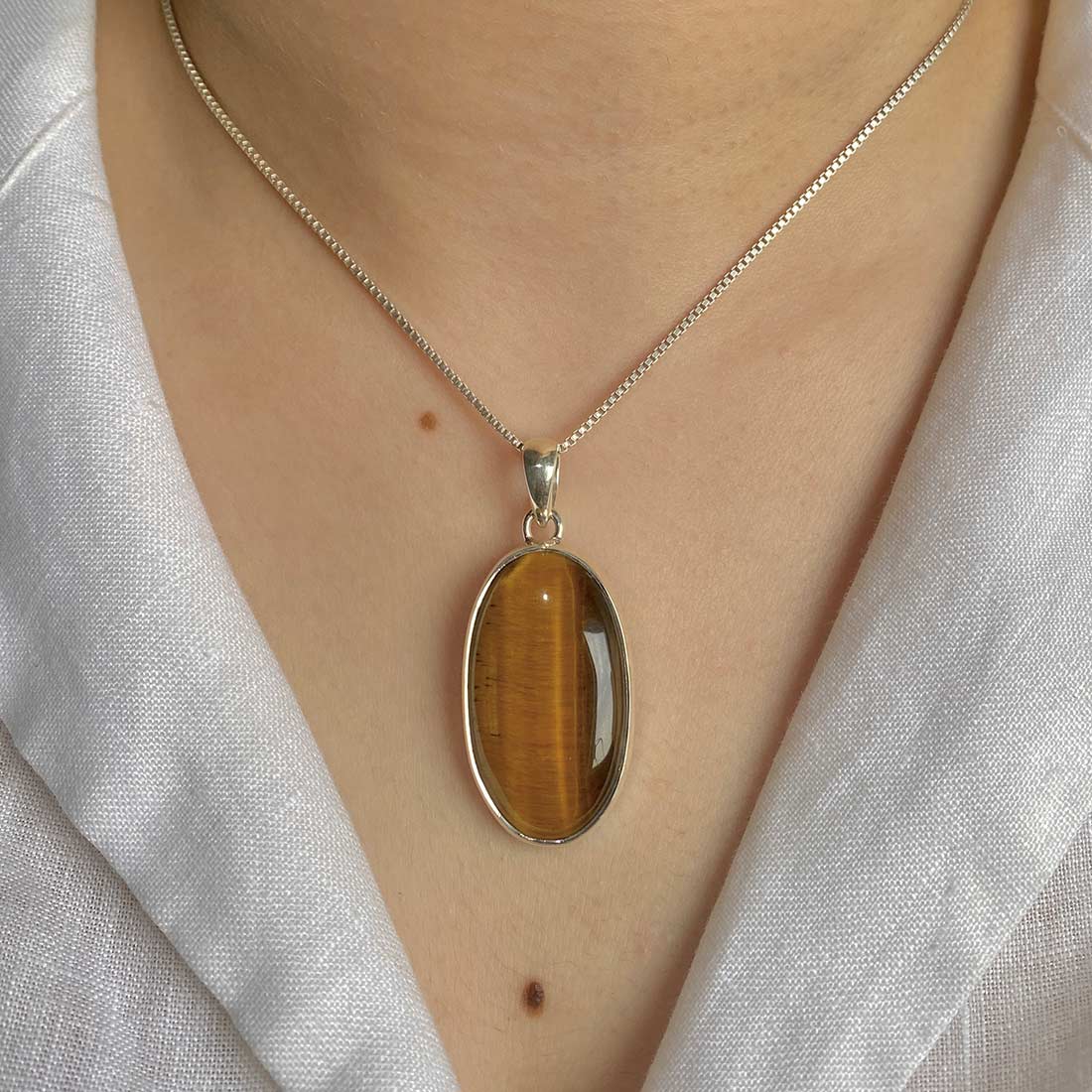 Tiger Eye Pendant-(TGE-P-23.)