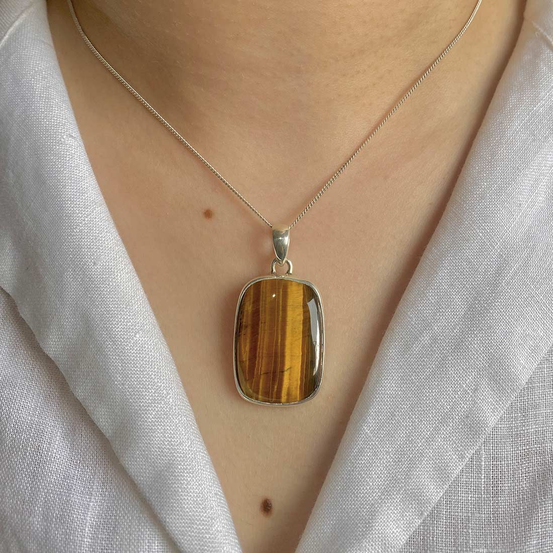 Tiger Eye Pendant-(TGE-P-4.)