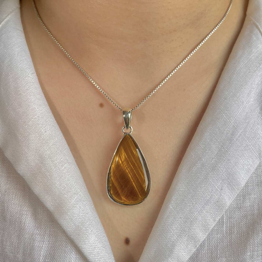 Tiger Eye Pendant-(TGE-P-6.)