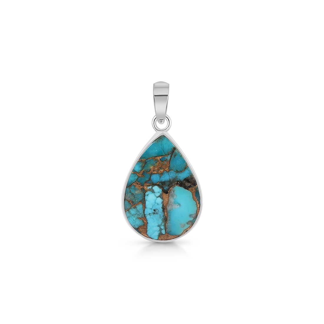 Turquoise (Copper) Pendant-(TRC-P-2.)