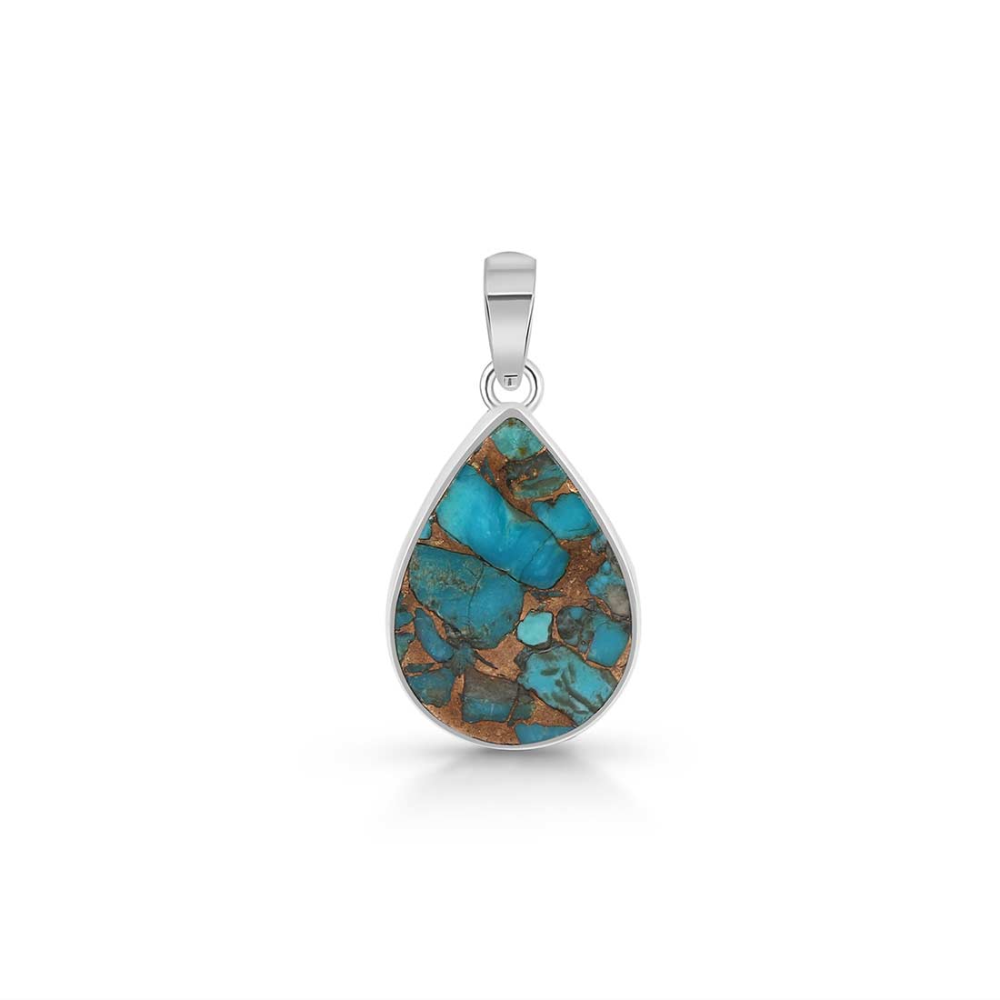 Turquoise (Copper) Pendant-(TRC-P-7.)