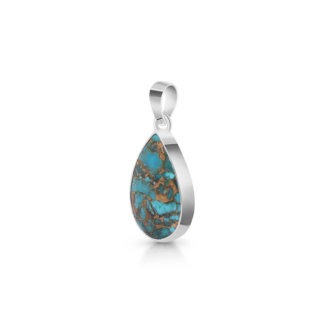 Turquoise (Copper) Pendant-(TRC-P-9.)