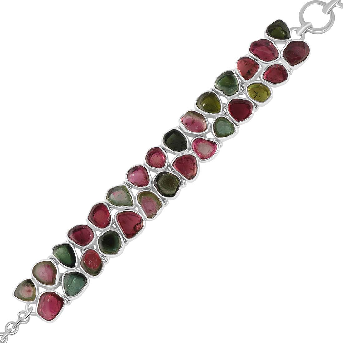 Tourmaline Slice Bracelet-(TRM-B-1)