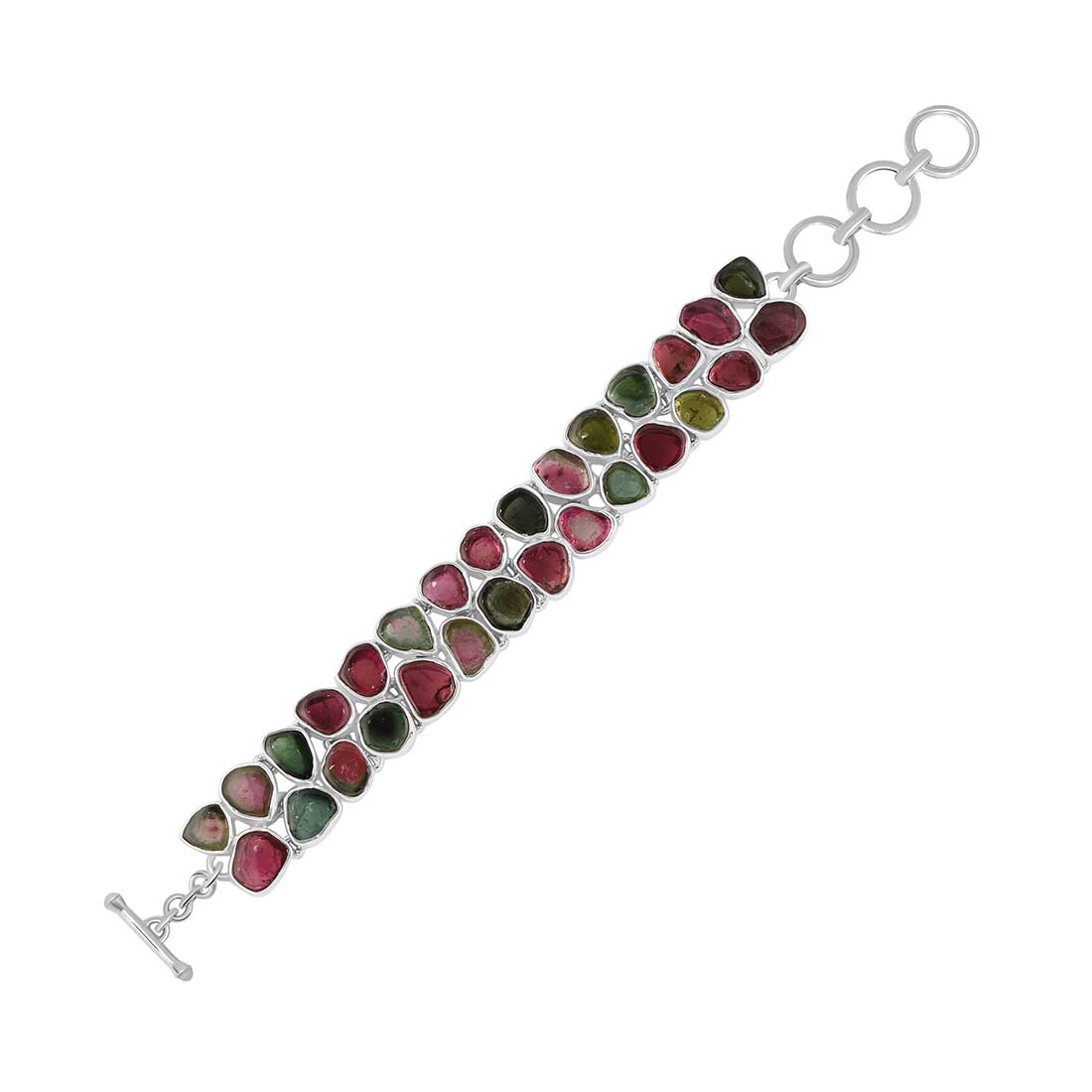 Tourmaline Slice Bracelet-(TRM-B-1)