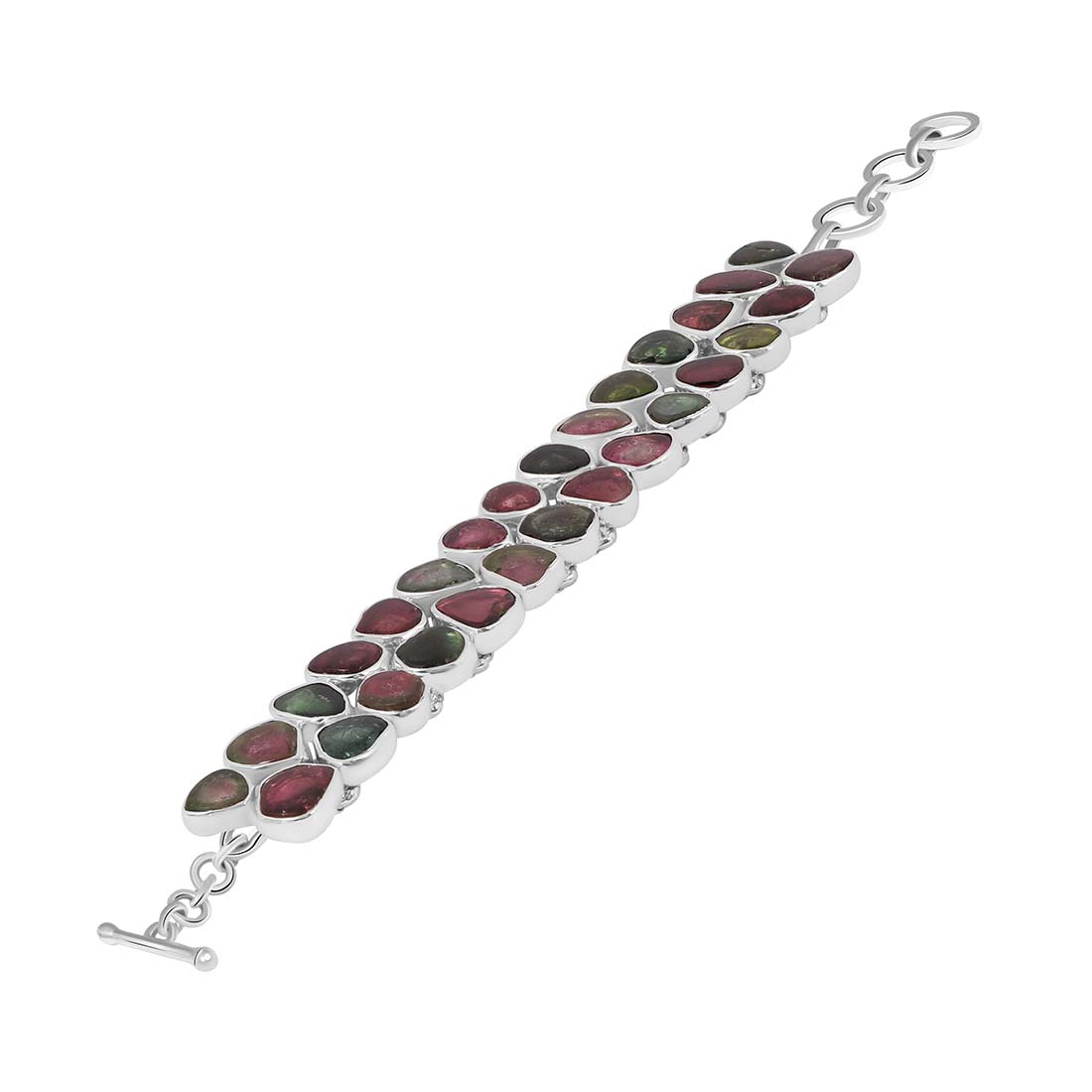 Tourmaline Slice Bracelet-(TRM-B-1)