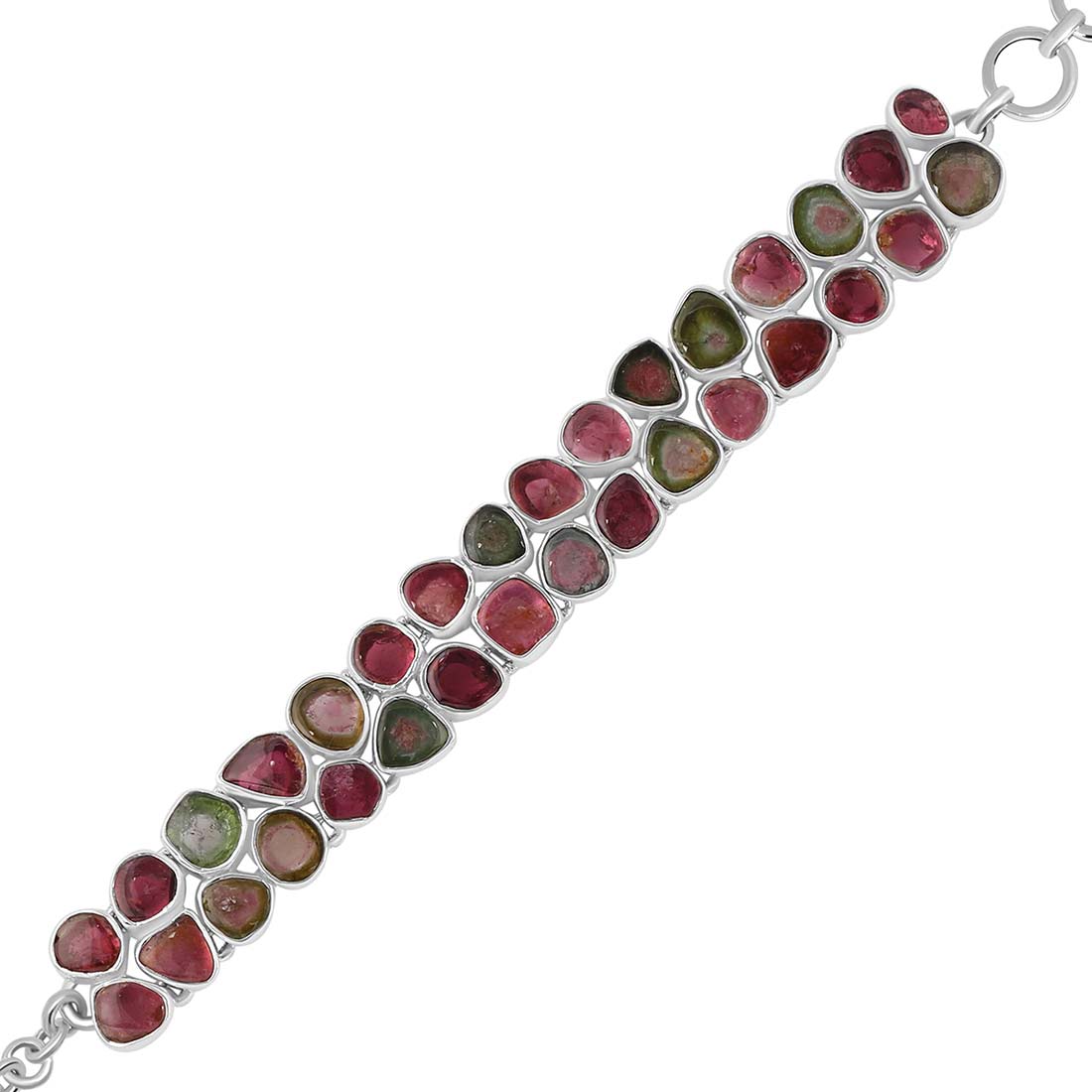 Tourmaline Slice Bracelet-(TRM-B-2)