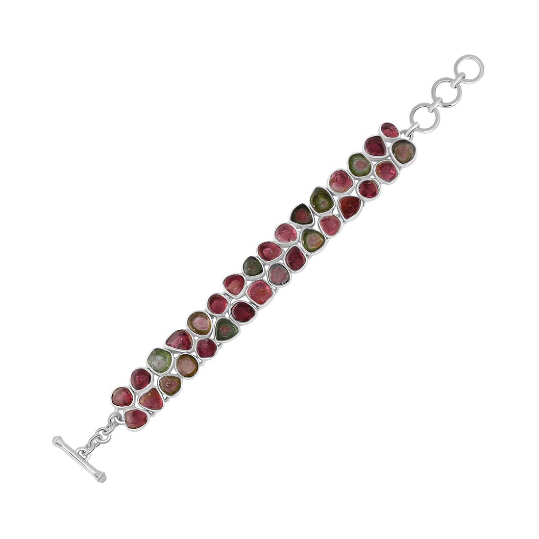 Tourmaline Slice Bracelet-(TRM-B-2)