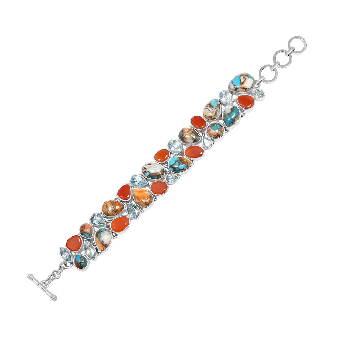 Spiny Oyster Turquoise Bracelet-(TRO-B-1.)