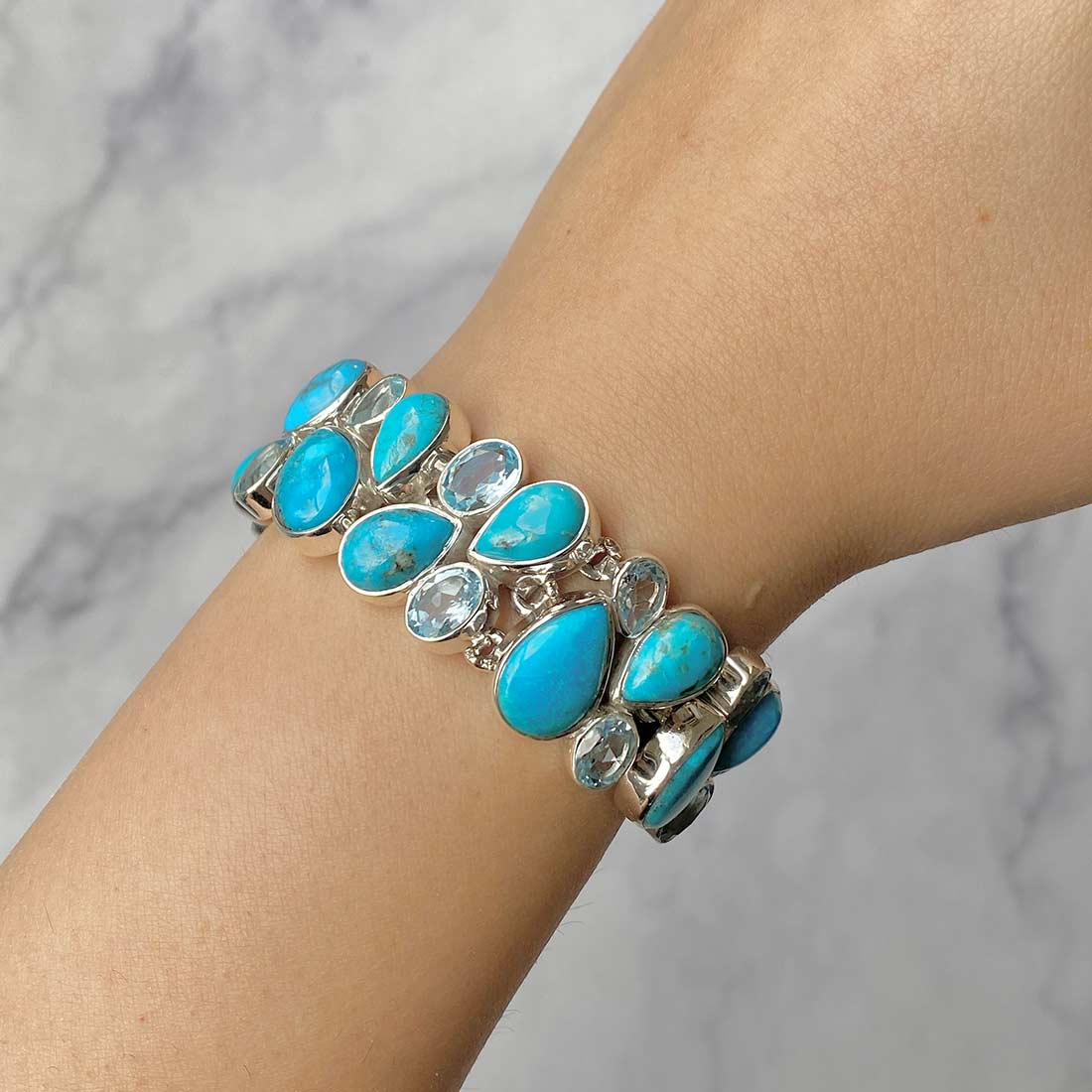 Turquoise Bracelet-(TRQ-B-1)