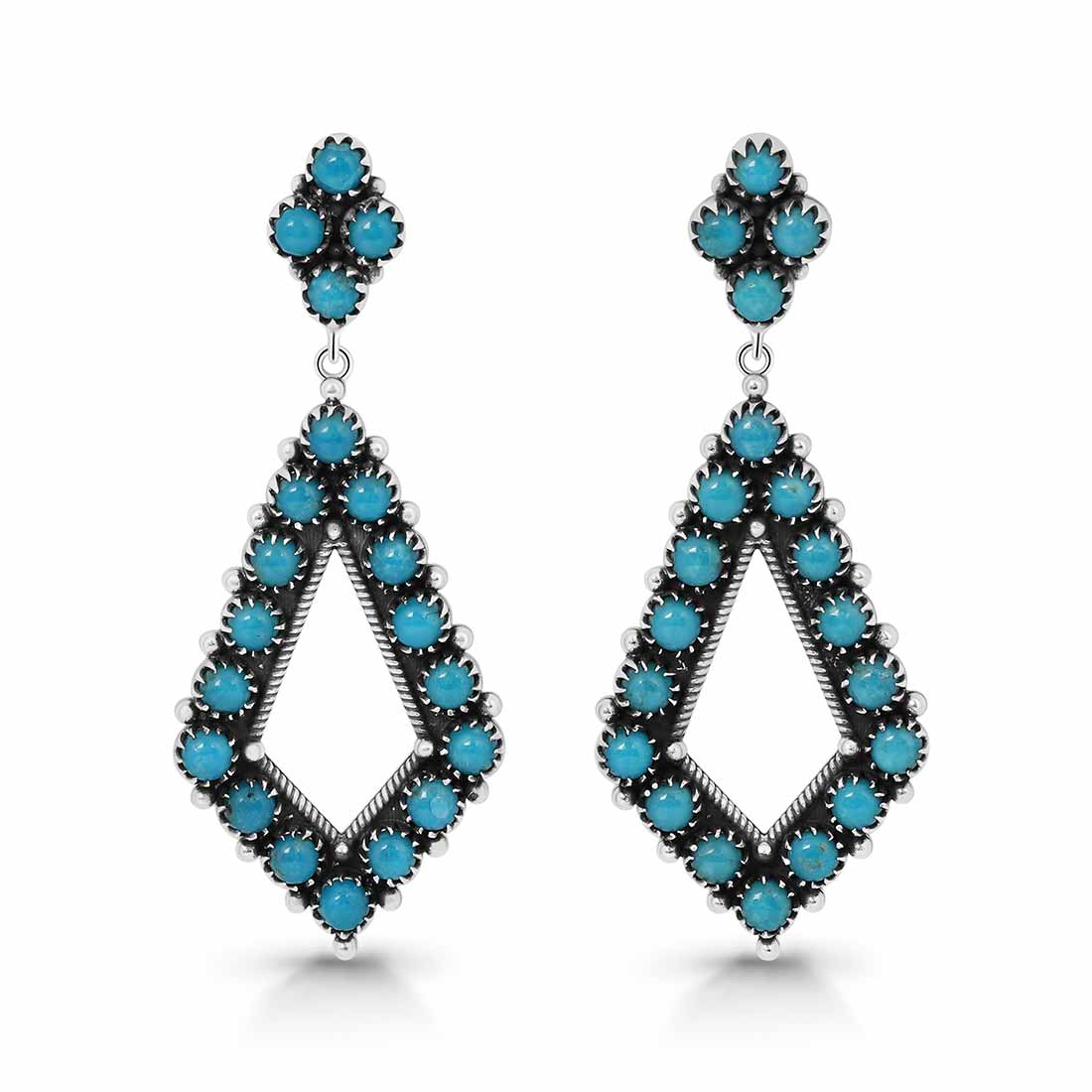 Turquoise Earring-(TRQ-SE-752.)